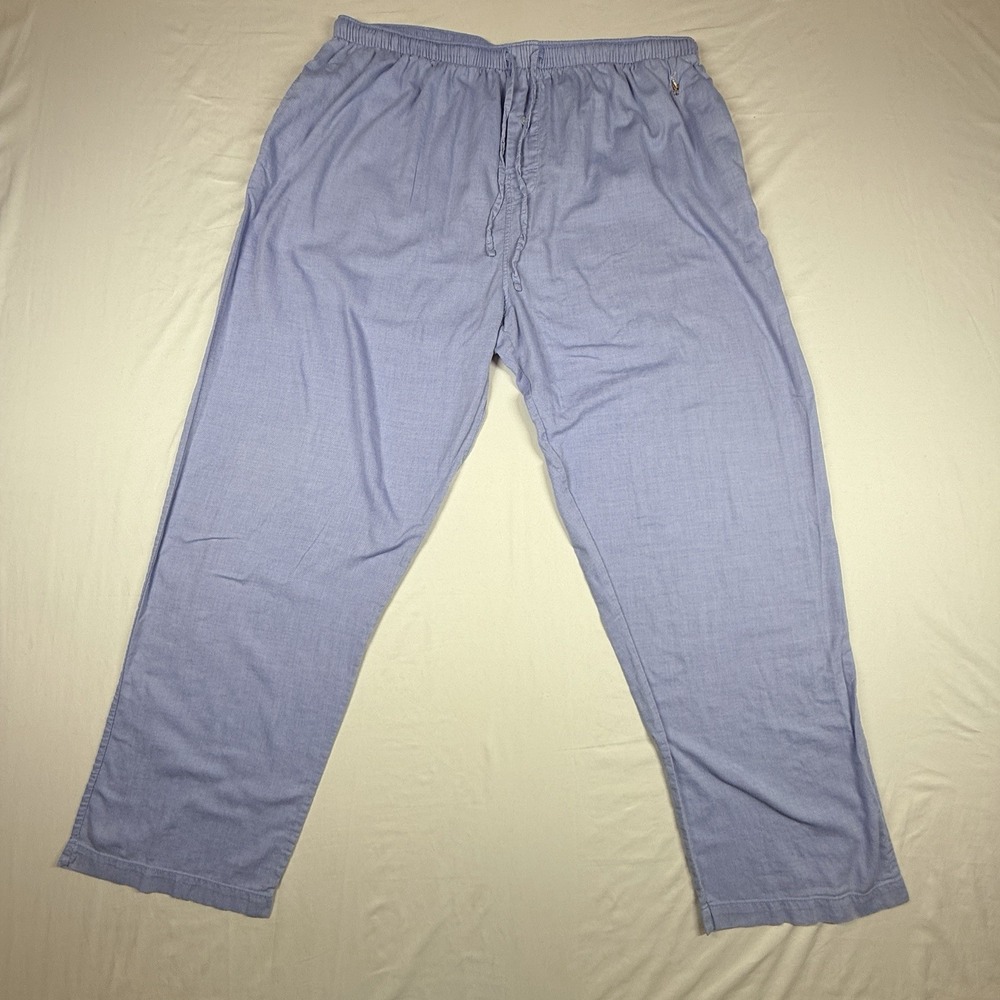 Polo Ralph Lauren Sleepwear Men's Pajama Pants Size XL Light Blue Pockets Pony